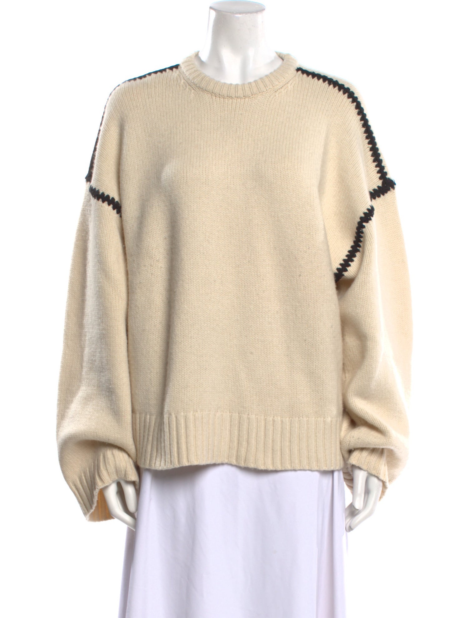 TOTEME Wool Crew Neck Sweater