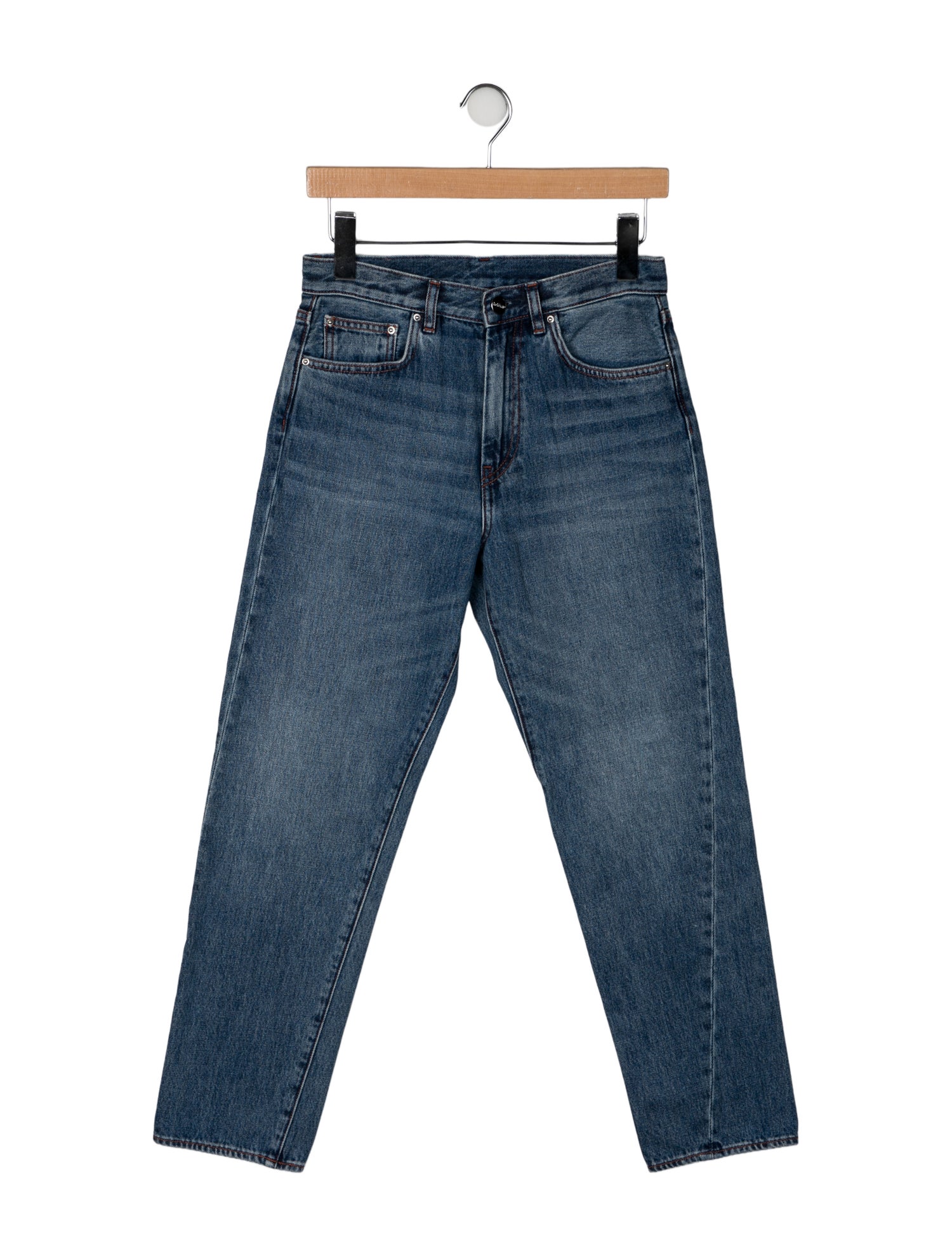 TOTEME Twisted Seam Straight Leg Jeans