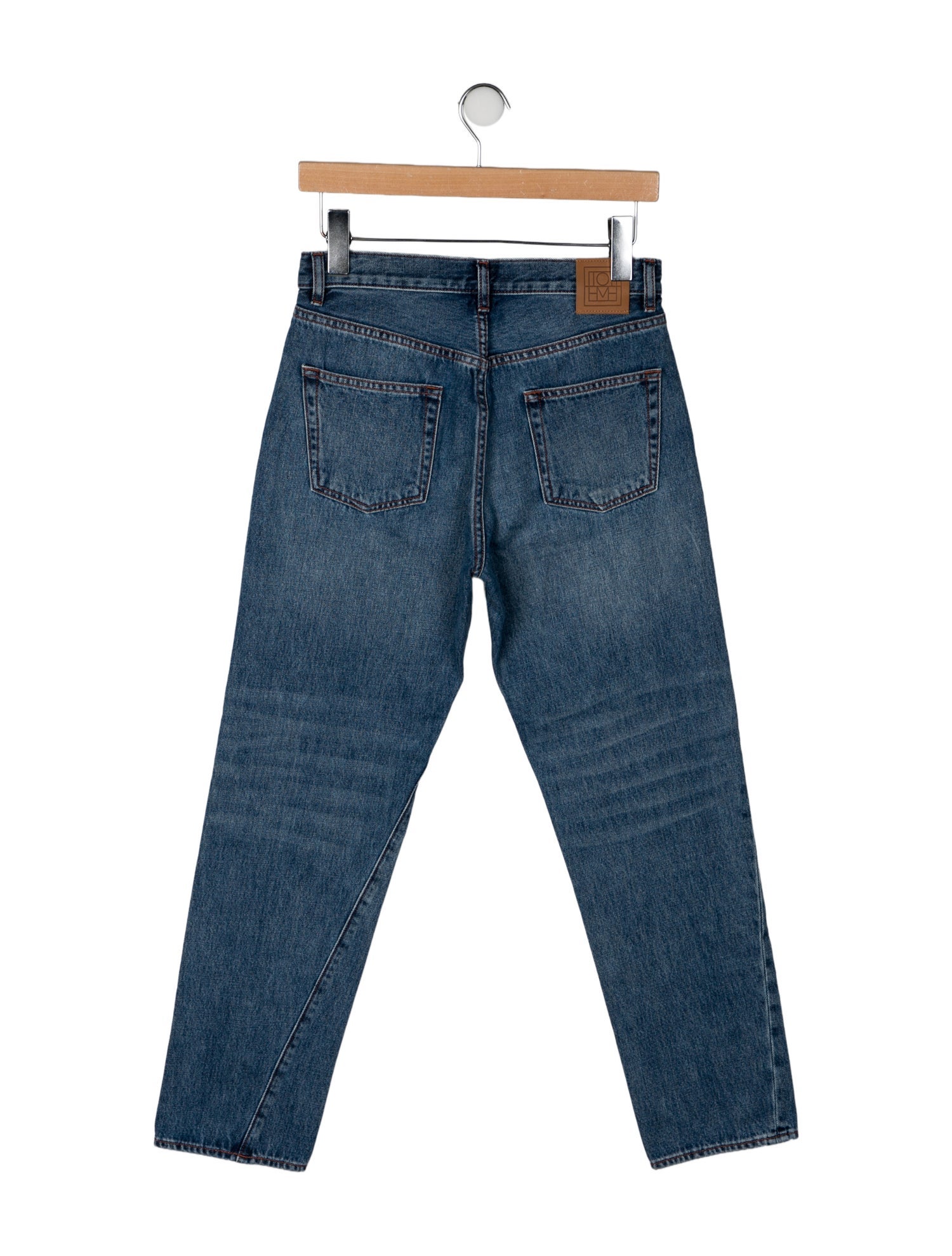 TOTEME Twisted Seam Straight Leg Jeans