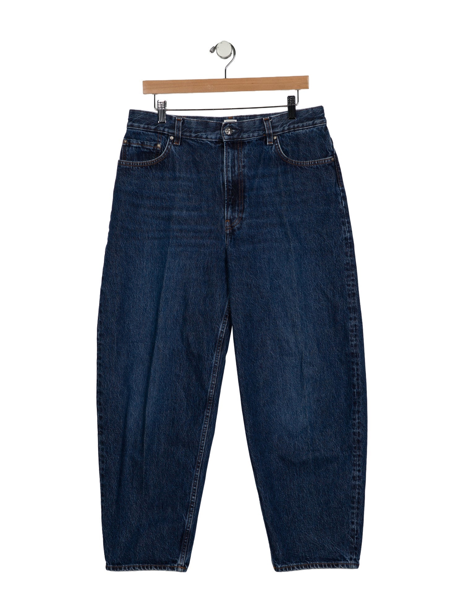 TOTEME High-Rise Straight Leg Jeans