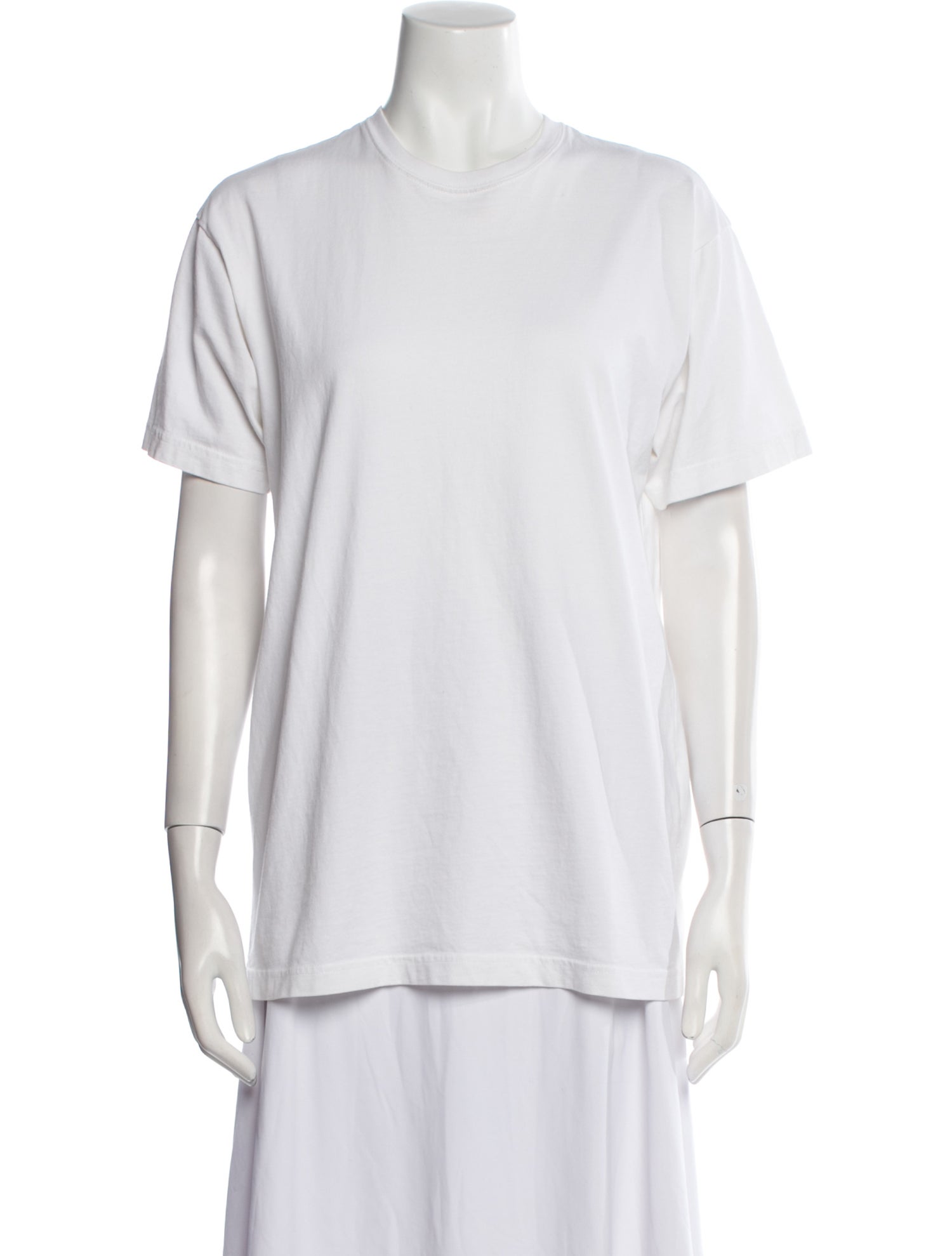 TOTEME Straight Cotton Tee Crew Neck T-Shirt