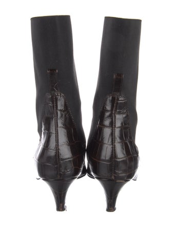 TOTEME Embossed Leather Chelsea Boots