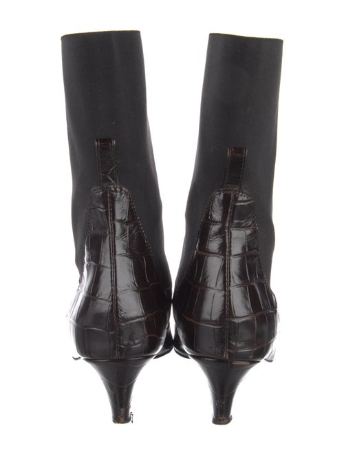 TOTEME Embossed Leather Chelsea Boots