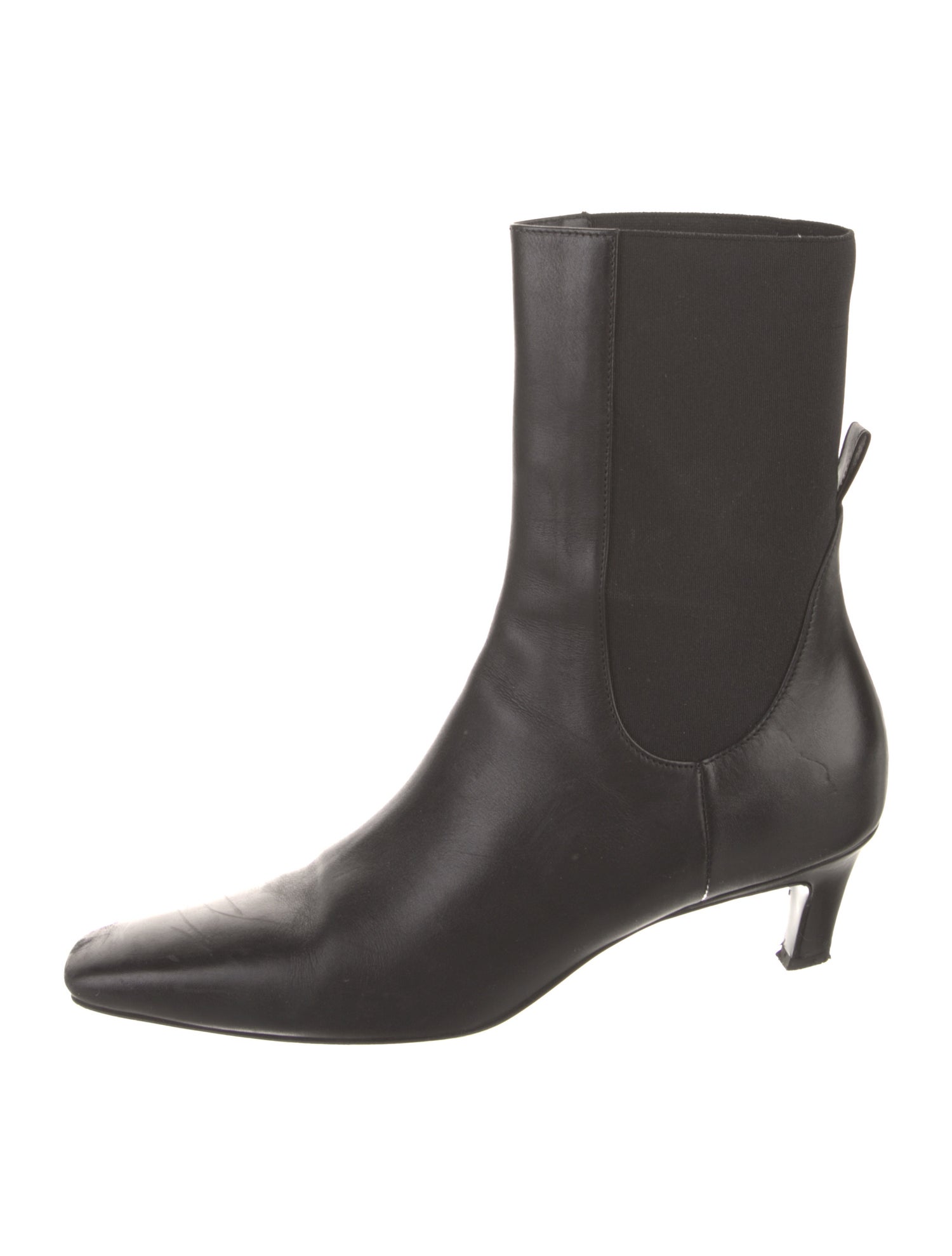 TOTEME Leather Sock Boots