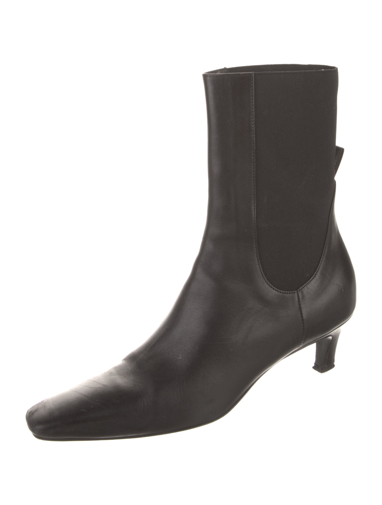 TOTEME Leather Sock Boots