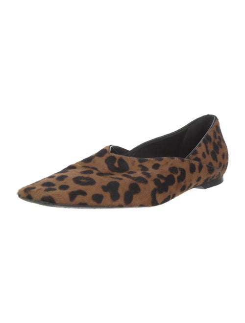 TOTEME Ponyhair Animal Print Flats