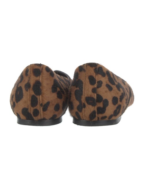 TOTEME Ponyhair Animal Print Flats