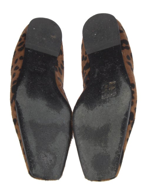TOTEME Ponyhair Animal Print Flats