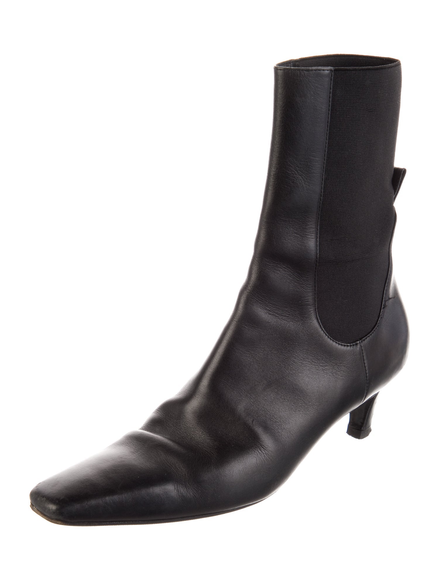 TOTEME Leather Moto Boots