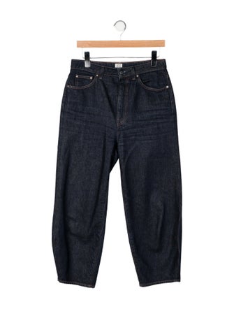 TOTEME Barrel Straight Leg Jeans