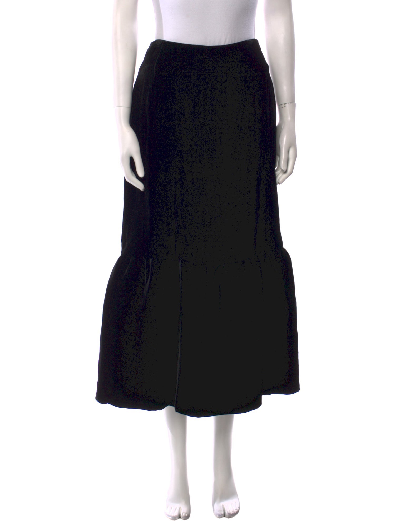 TOTEME Velvet Midi Length Skirt