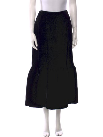 TOTEME Velvet Midi Length Skirt
