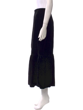 TOTEME Velvet Midi Length Skirt