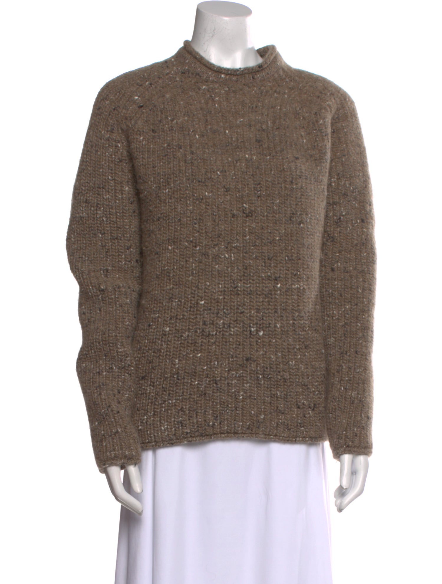 TOTEME Wool Mock Neck Sweater