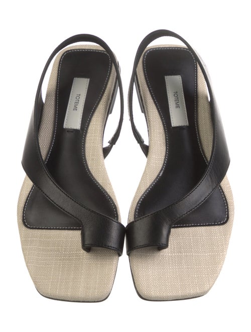 TOTEME Leather Slingback Sandals