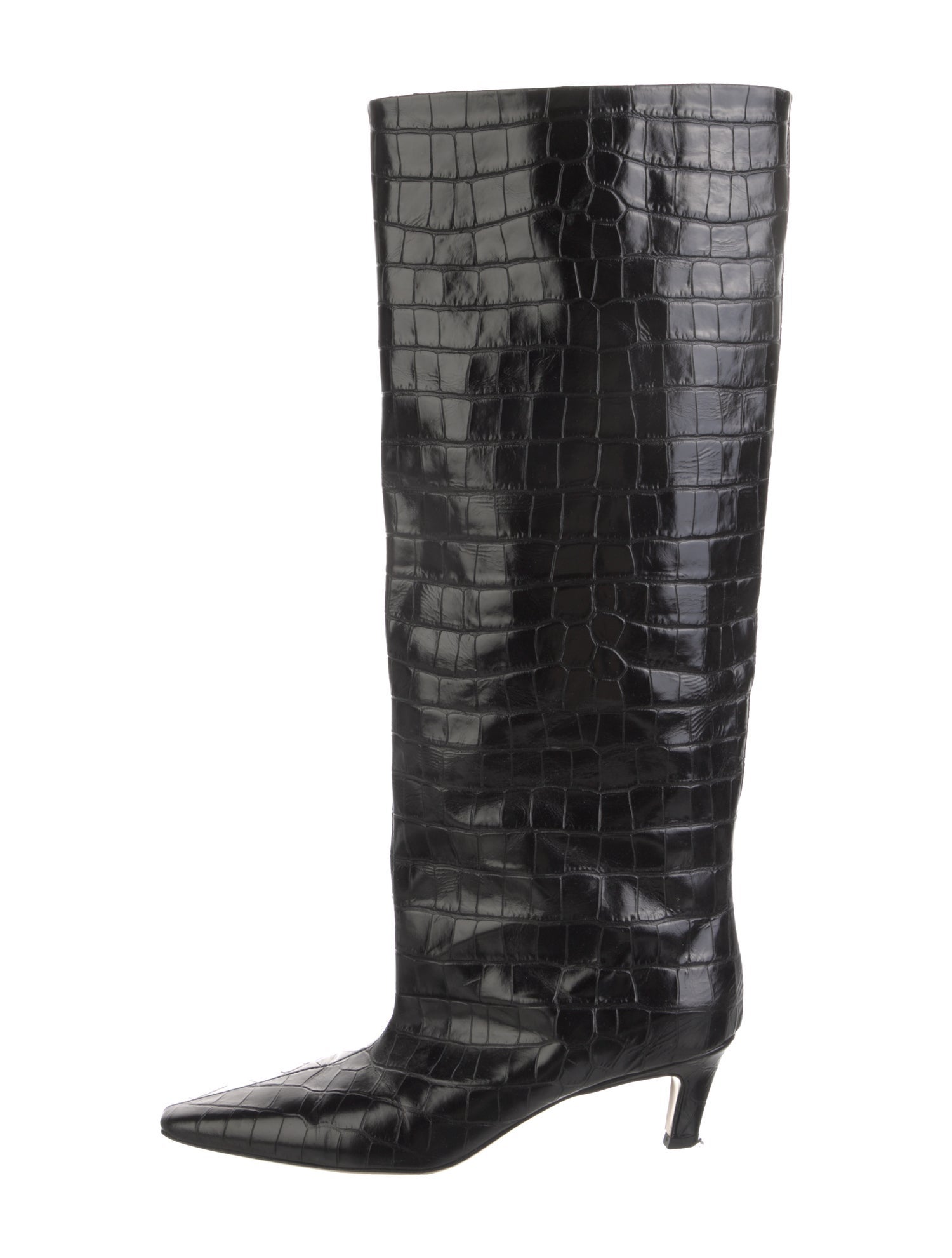TOTEME Embossed Leather Boots