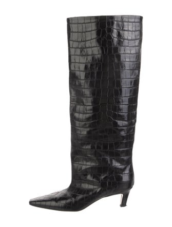 TOTEME Embossed Leather Boots