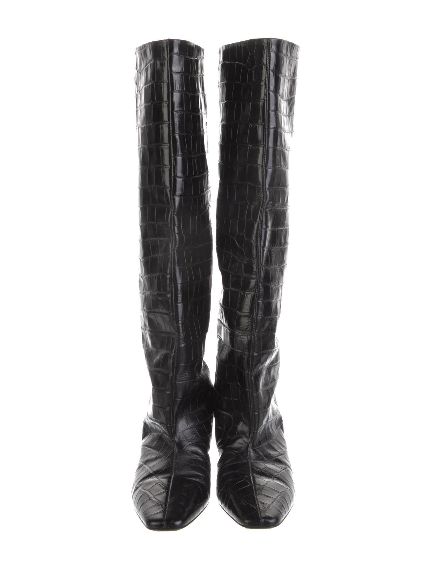 TOTEME Embossed Leather Boots