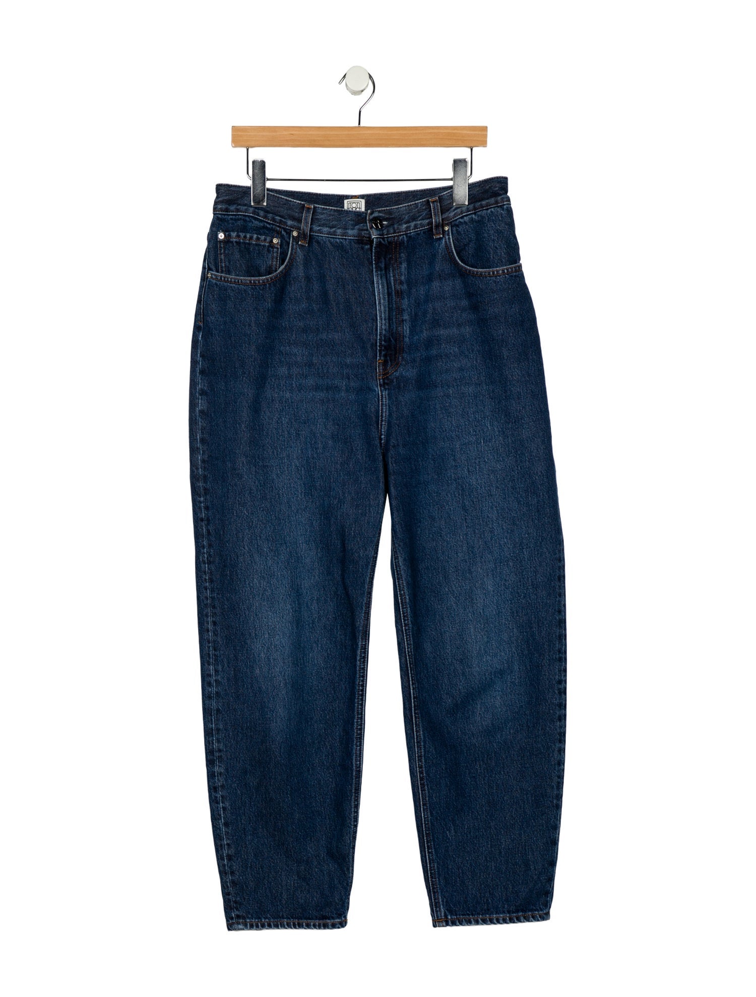 TOTEME High-Rise Straight Leg Jeans