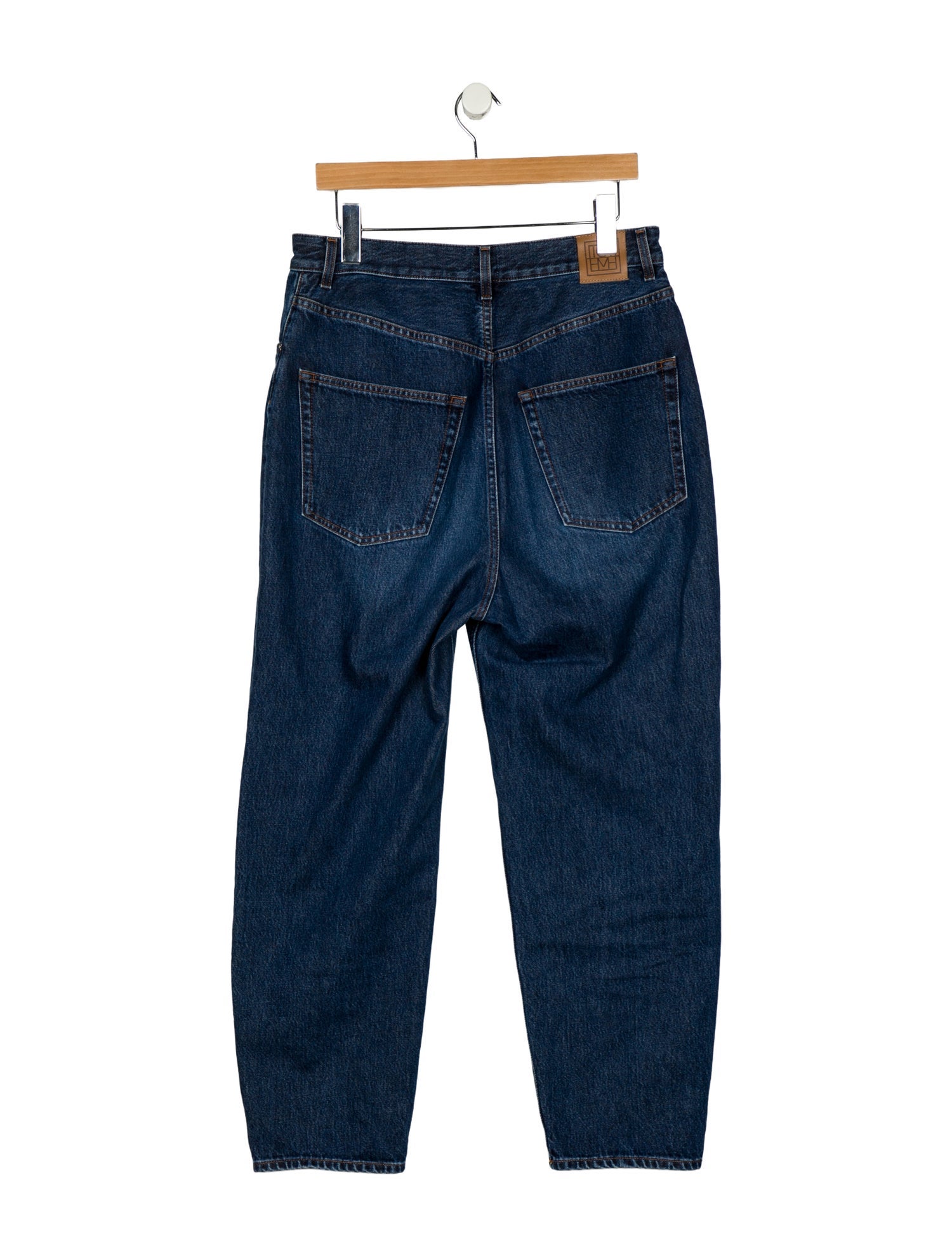TOTEME High-Rise Straight Leg Jeans
