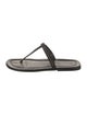 TOTEME Leather T-Strap Sandals