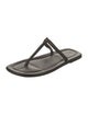 TOTEME Leather T-Strap Sandals