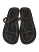 TOTEME Leather T-Strap Sandals