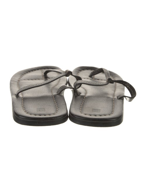 TOTEME Leather T-Strap Sandals