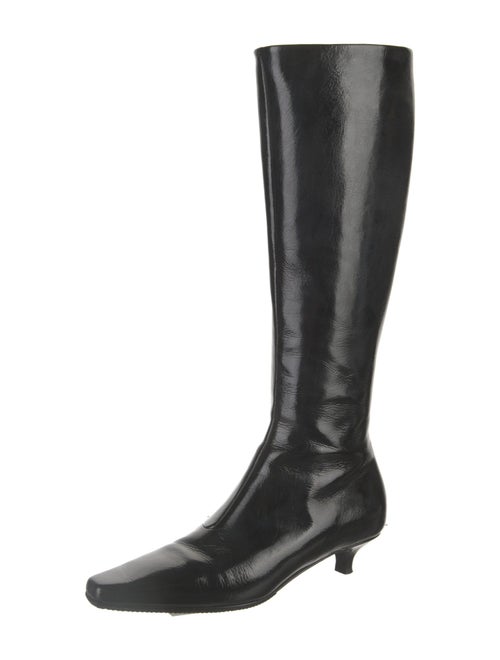TOTEME Patent Leather Riding Boots