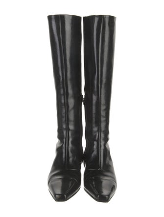 TOTEME Patent Leather Riding Boots