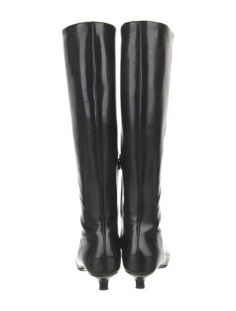 TOTEME Patent Leather Riding Boots