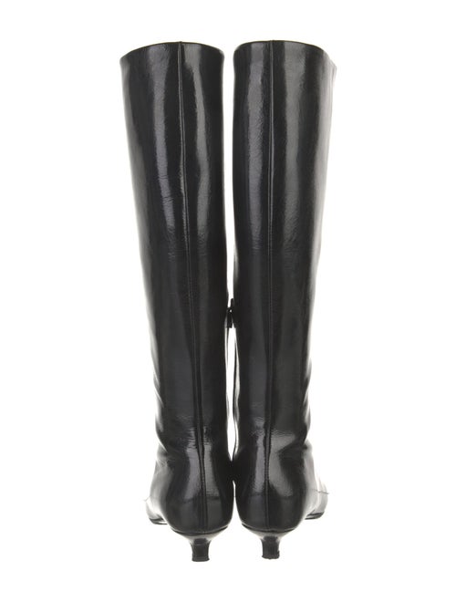 TOTEME Patent Leather Riding Boots