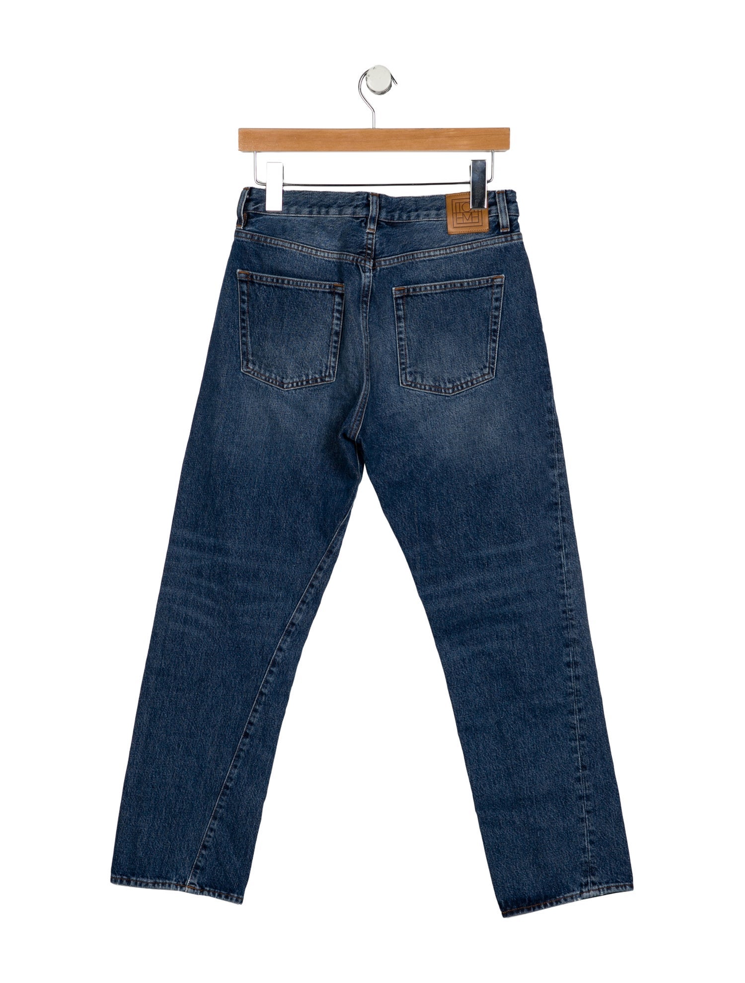 TOTEME Mid-Rise Straight Leg Jeans