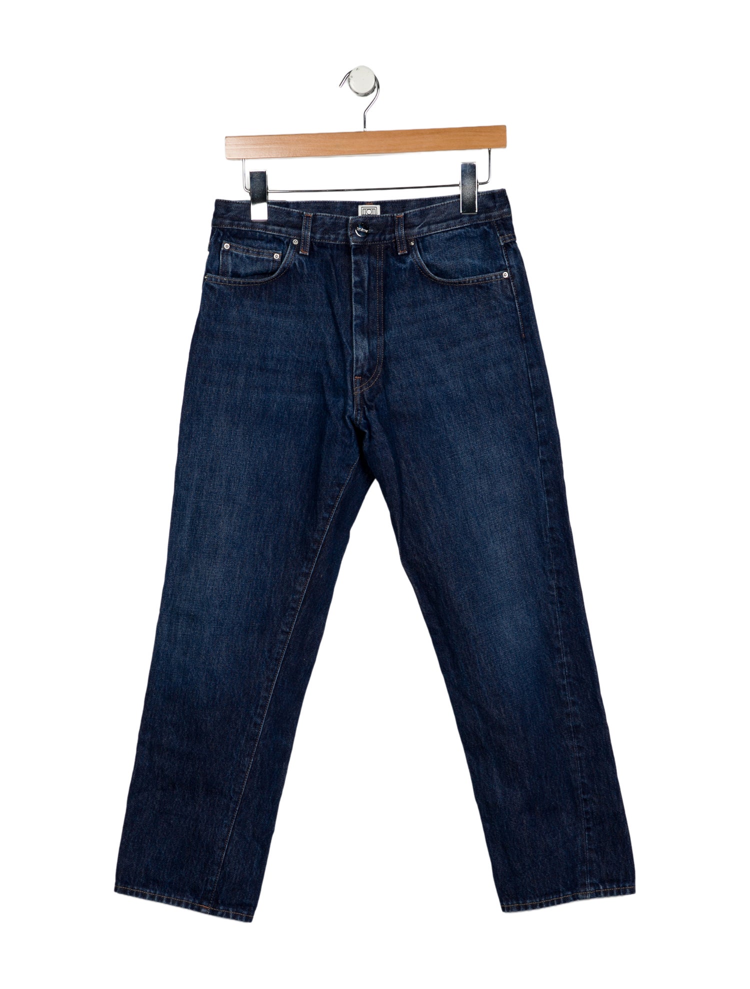 TOTEME High-Rise Straight Leg Jeans