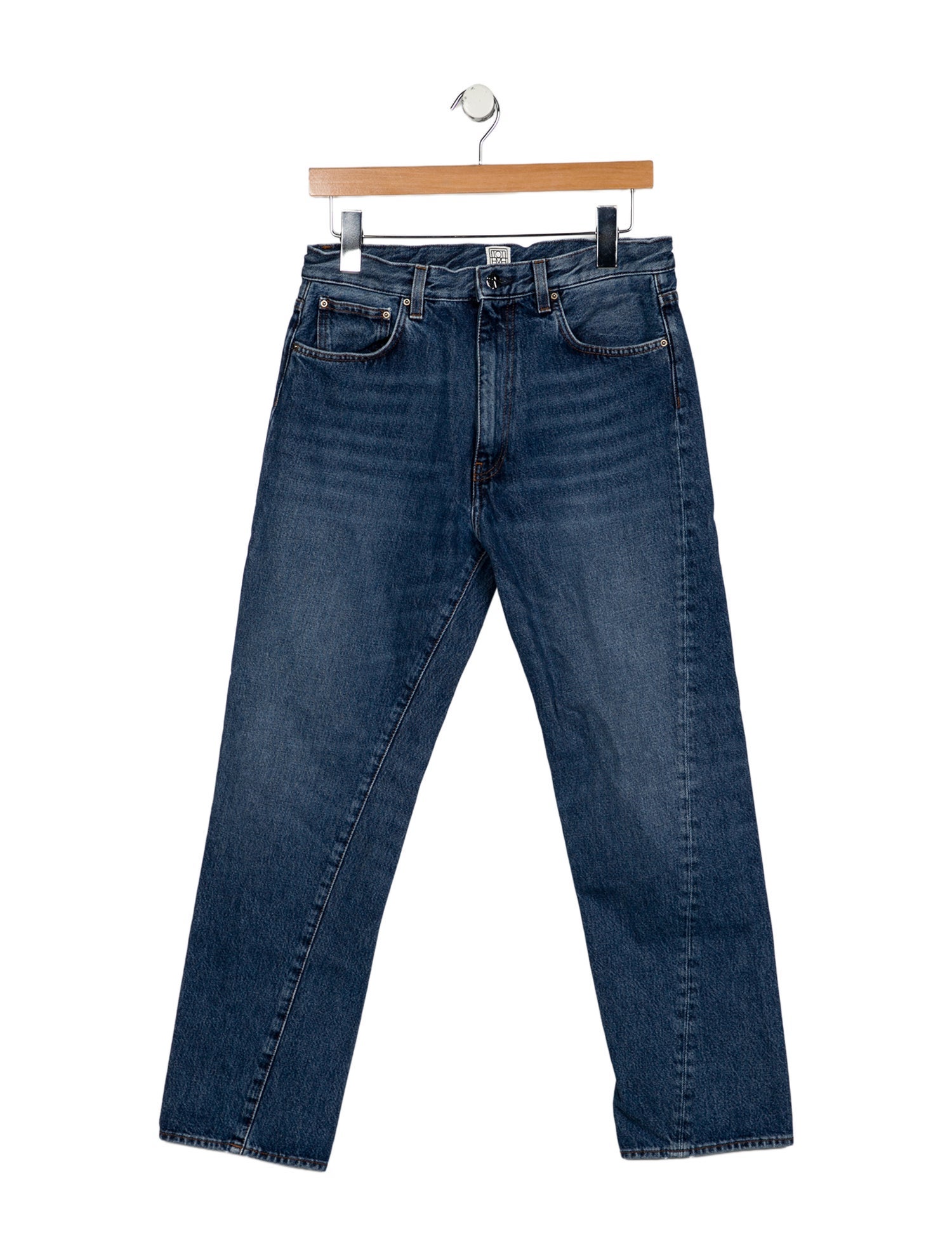 TOTEME High-Rise Straight Leg Jeans