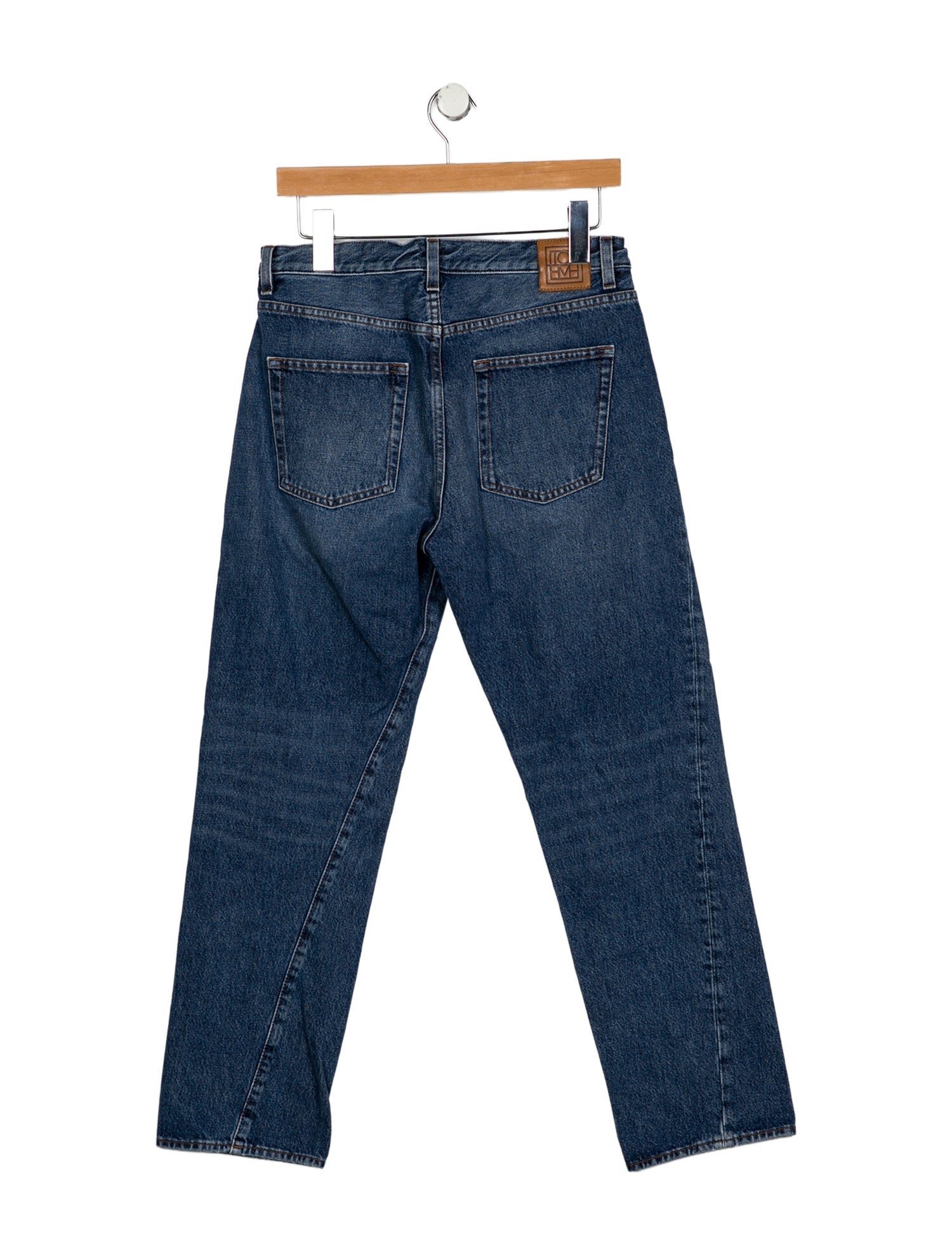 TOTEME High-Rise Straight Leg Jeans