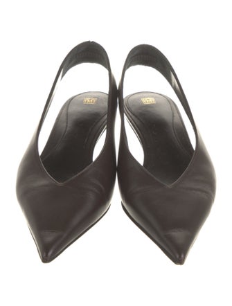 TOTEME Leather Slingback Pumps