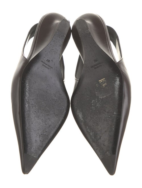 TOTEME Leather Slingback Pumps