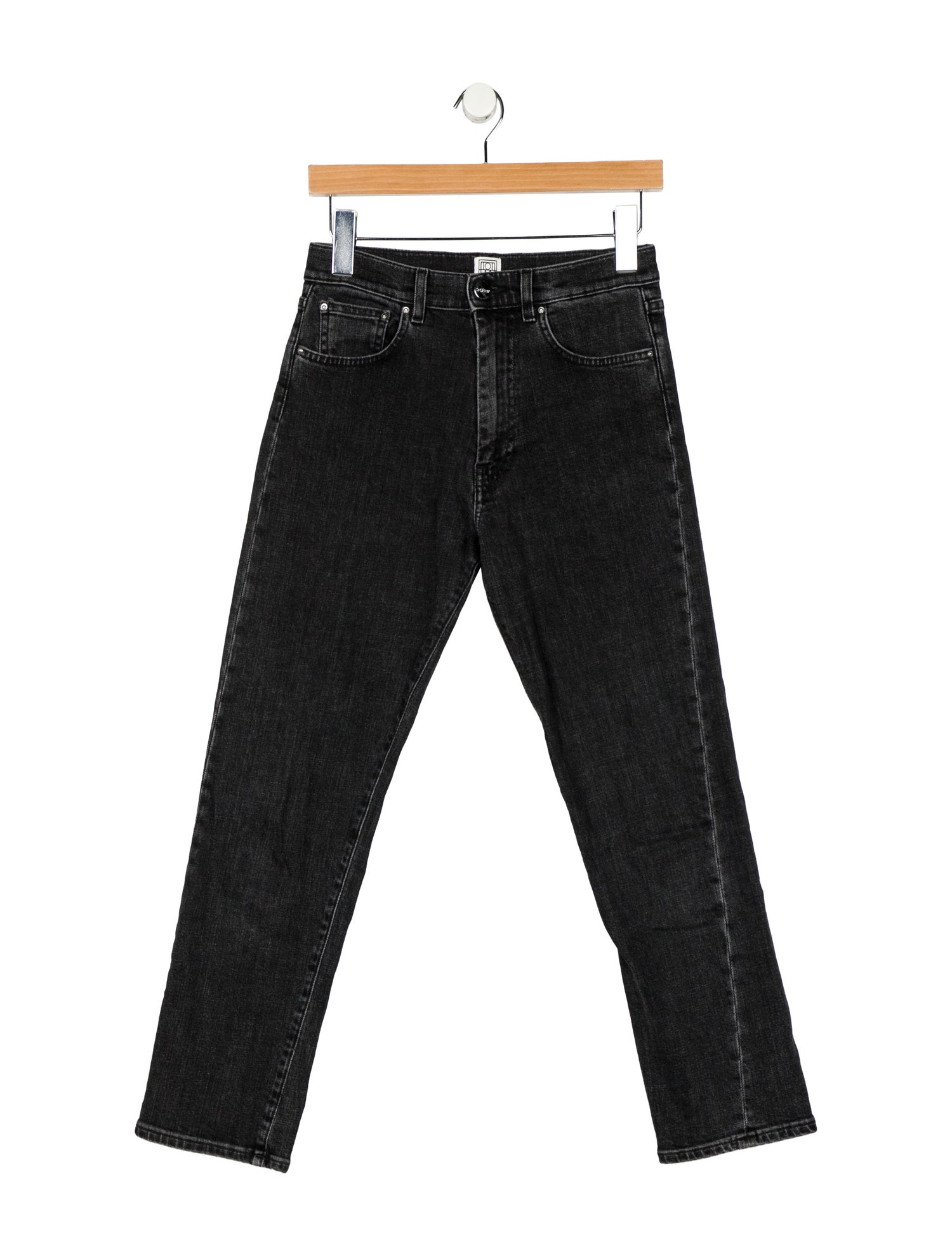 TOTEME High-Rise Straight Leg Jeans