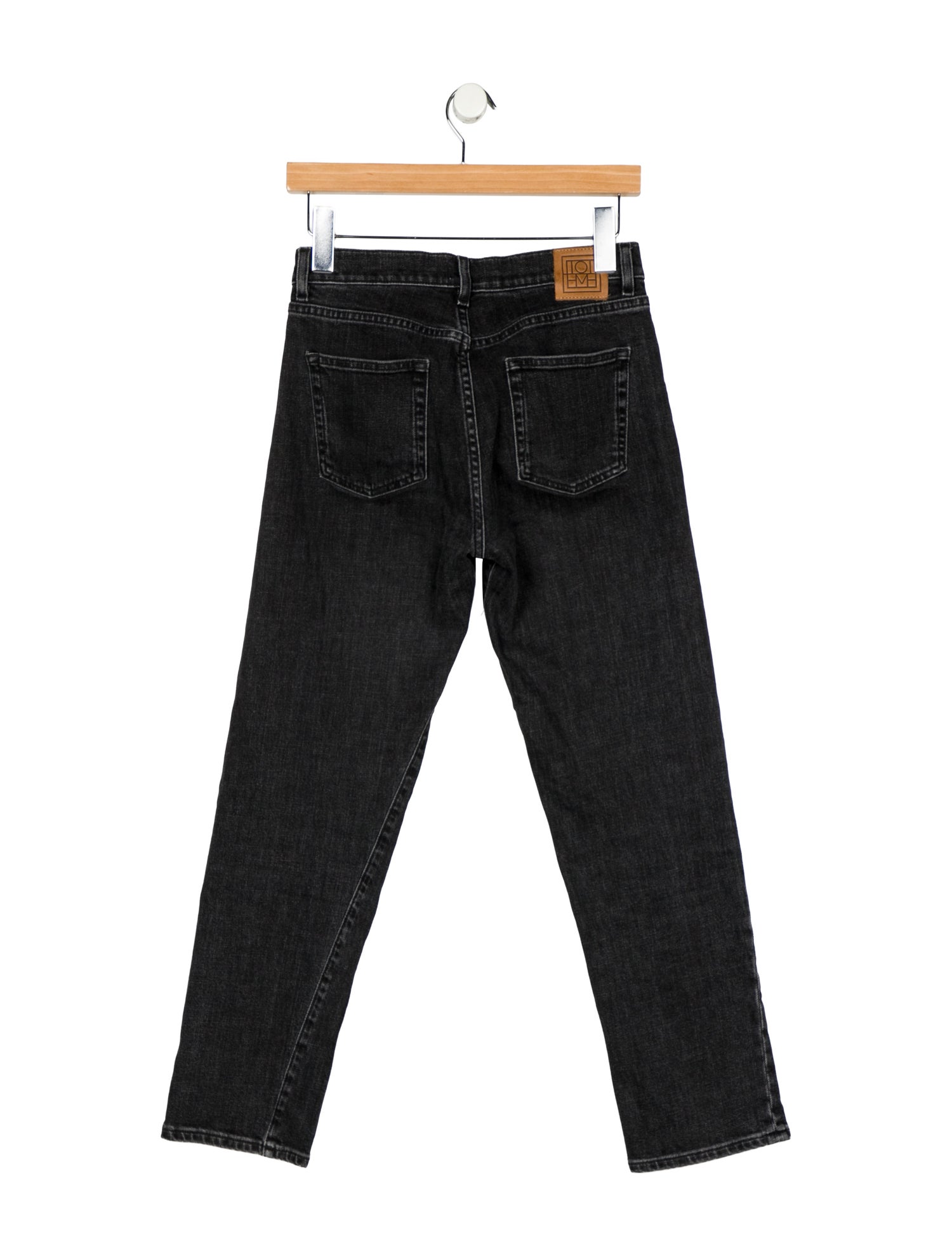 TOTEME High-Rise Straight Leg Jeans