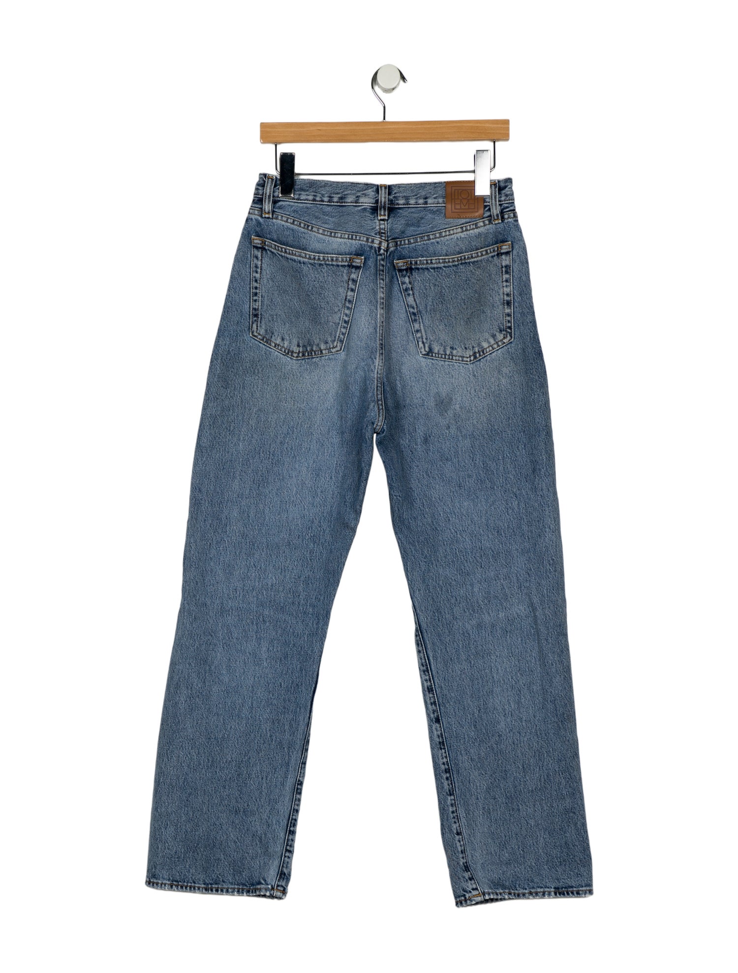 TOTEME High-Rise Straight Leg Jeans