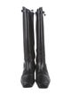 TOTEME Leather Leather Trim Embellishment Riding Boots