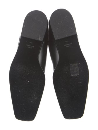 TOTEME Leather Leather Trim Embellishment Riding Boots