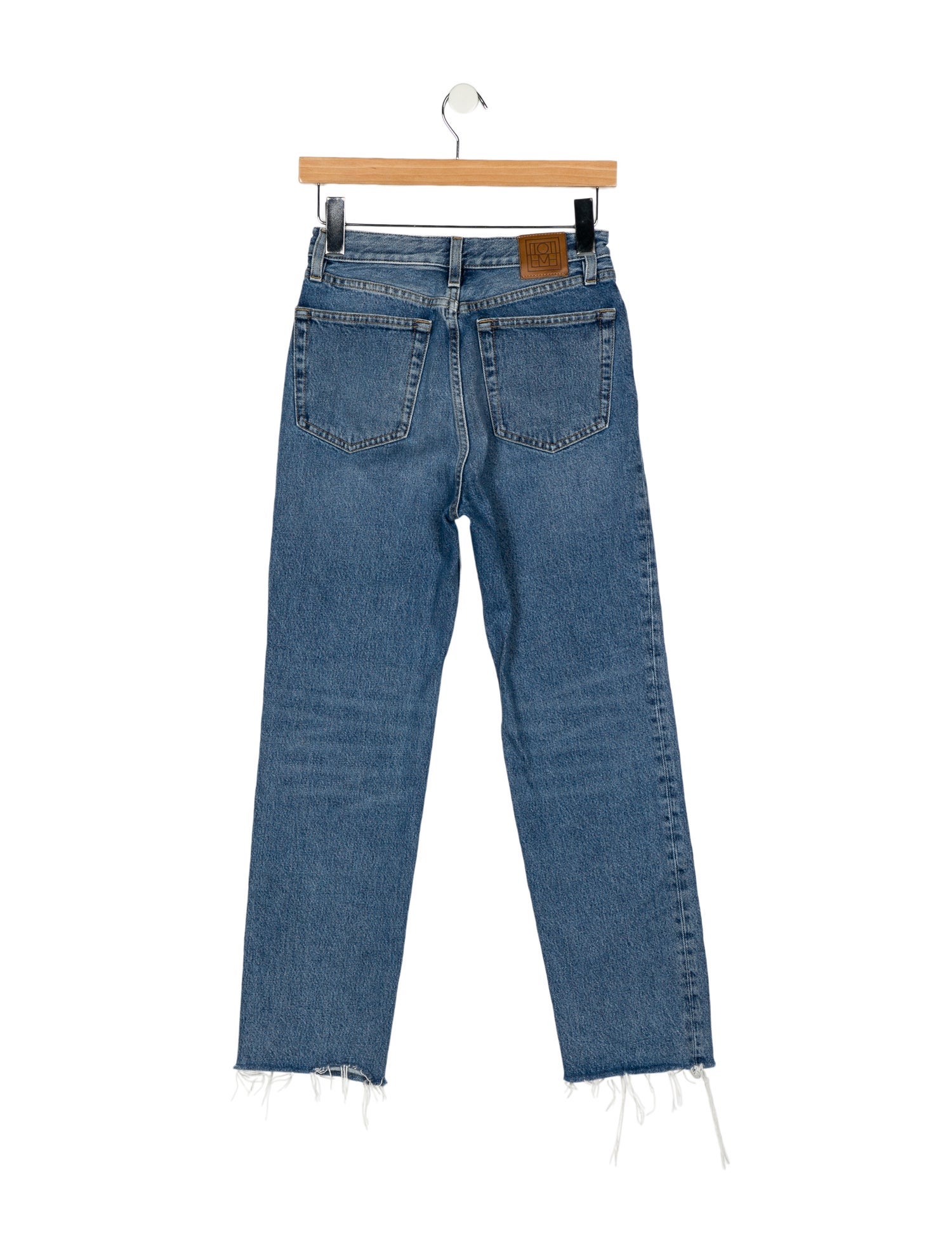 TOTEME Classic Cut Straight Leg Jeans
