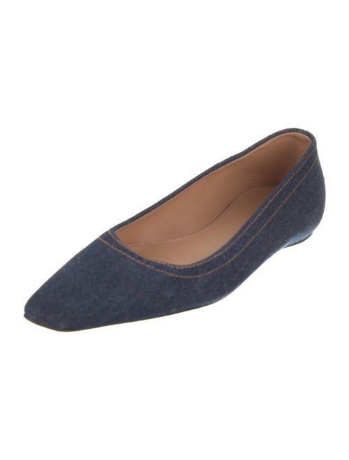 TOTEME Denim Ballet Flats