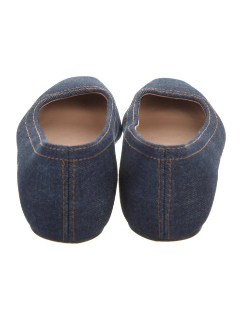 TOTEME Denim Ballet Flats