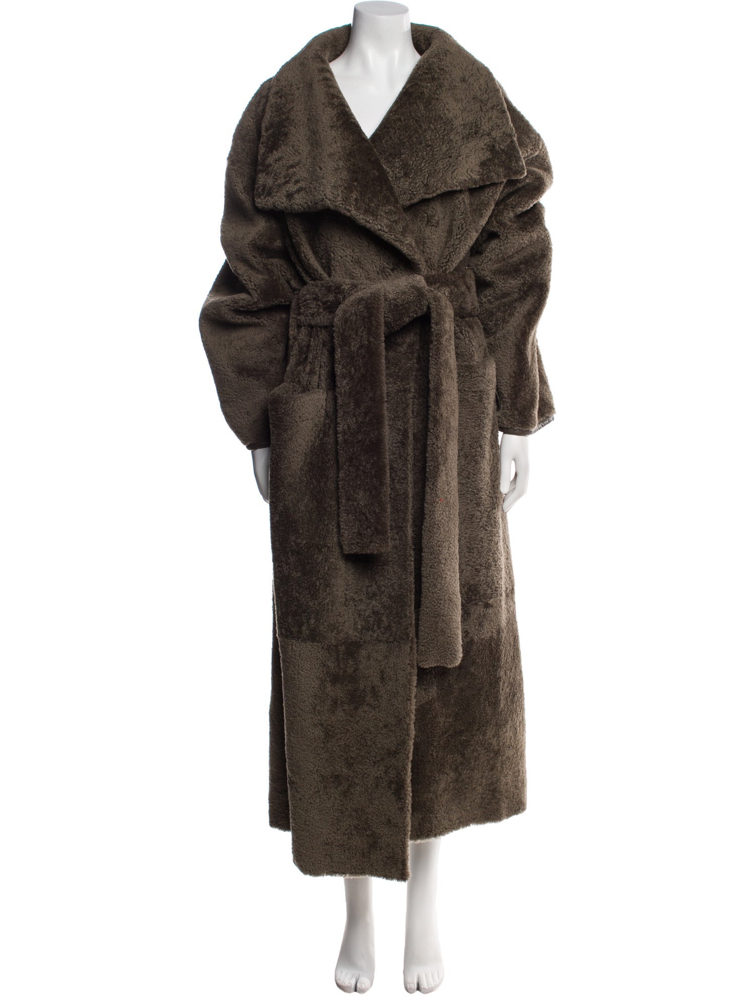 TOTEME Shearling Fur Coat