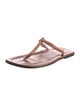 TOTEME Leather T-Strap Sandals