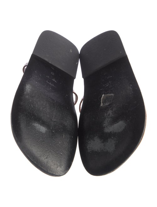 TOTEME Leather T-Strap Sandals