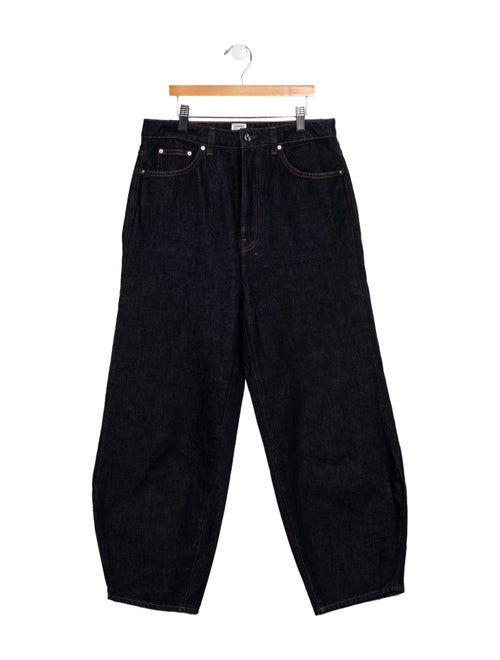 TOTEME High-Rise Straight Leg Jeans